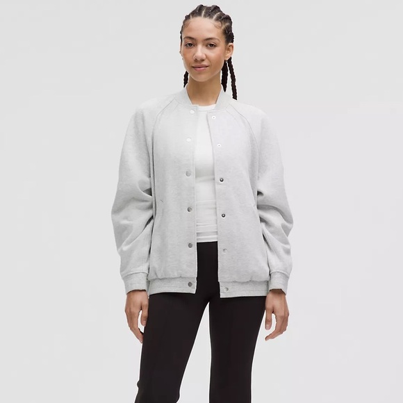 NWT Lululemon Scuba Oversized Collegiate Jacket - Picture 2 of 6